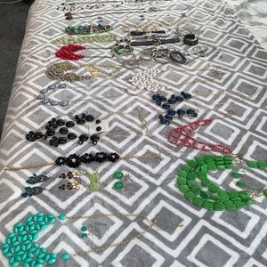 Large Lot of Costume/Statement Jewelry